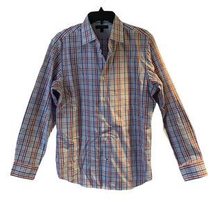 Pre Owned Men’s Banana Republic Non Iron Slim Fit Long Sleeve Shirt Sz Med